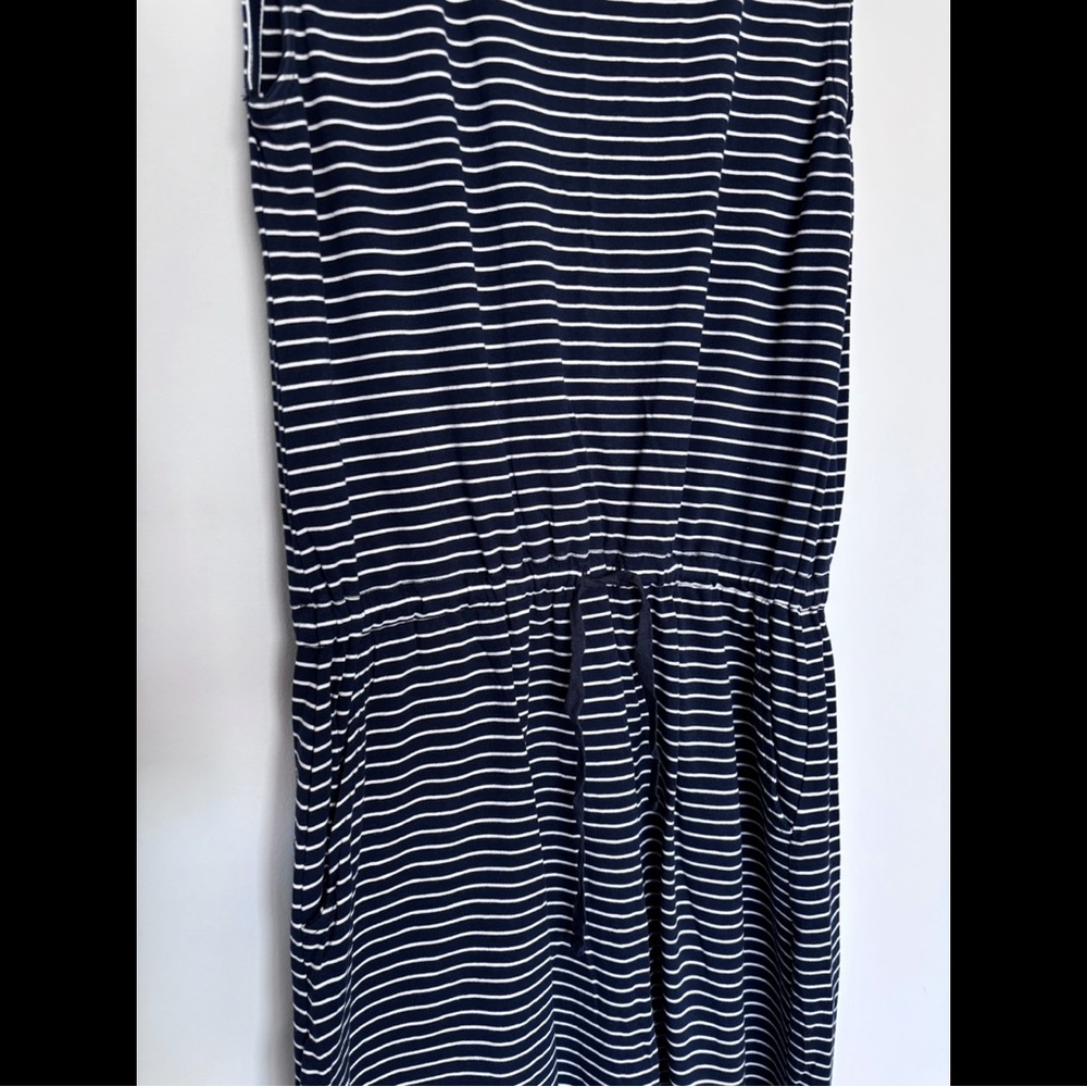 PACT Maxi Dress – Navy & White Stripe – Size M - Picture 3 of 6